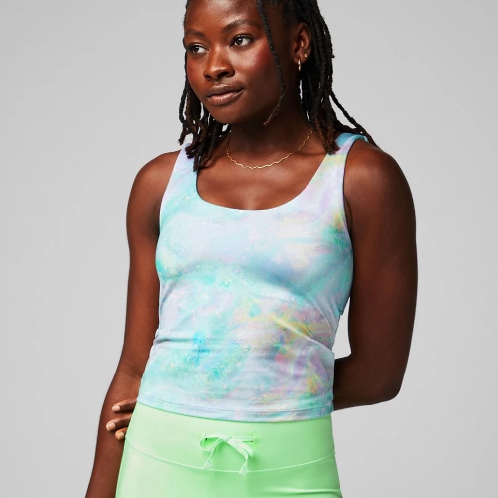 Fabletics Oasis Twist Built-In Bra Tank